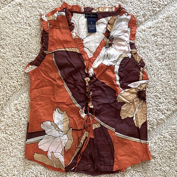 Earl Jean Cinch Tie Top - Picture 2 of 3